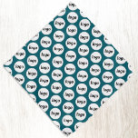 Bandana Patrón de logotipo Negocio Promocional Verde Verde<br><div class="desc">Añada su propio logotipo a este sencillo patrón de azulejos para un producto promocional para su negocio. Vestirlas tú mismo,  dárselas a tu perro,  a tu personal y empleados como parte de su uniforme,  o a tus clientes y clientes y a sus mascotas. Excelente para ferias y eventos corporativos.</div>
