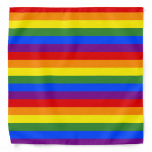Bandana Patrón de raya del orgullo LGBT