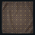 Bandana Patrón sin inconvenientes de la impresión y el hue<br><div class="desc">Diseño elegante para mostrar el amor de tus mascotas.</div>
