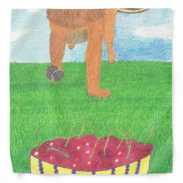 Bandana Peras de perro y cerezo