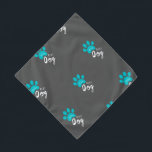 Bandana perro personalizable Funny Cita Mascota vestimenta<br><div class="desc">trapo de perro,  mascota Bandana,  ropa de mascota,  Bandana para perro,  para gato,  oscuro,  fucsia,  perro feliz,  frase linda para perros,  mascota,  hueso</div>