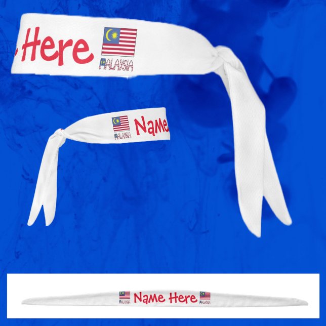 Bandana personalizada roja de Malasia  (Subido por el creador)
