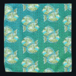 Bandana Pescado azul<br><div class="desc">Blue Fish Bandana por ArtMuvz Ilustracion. Prendas de pescado azul,  camisetas de pesca,  regalos de pescador.</div>