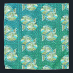 Bandana Pescado azul<br><div class="desc">Blue Fish Bandana por ArtMuvz Ilustracion. Prendas de pescado azul,  camisetas de pesca,  regalos de pescador.</div>