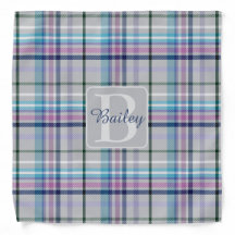 Placa gris monogramo personalizada