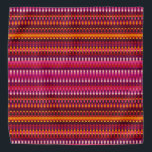 Bandana Púrpura y Naranja Glitch Stripes Guay Psicodélico<br><div class="desc">Resumen de diseño despojado con tonos llamativos de color. Colores principales de este patrón de brillo: morado y naranja.</div>