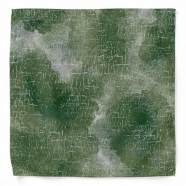 Bandana Resumen artístico Estilo de Grunge, verde forestal