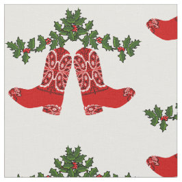 Bandana Roja Imprimir Boots De Cowboy Con Tela De 