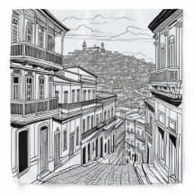 Salvador Bahía Brasil Colorear