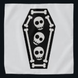 Bandana Sarg Schädel Coffin Skull<br><div class="desc">Sarg Schädel Coffin Skull</div>