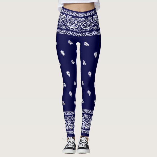 Bandana True Blue Leggings (Anverso)