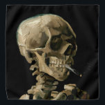 Bandana Vincent van Gogh - Calavera con cigarrillo en llam<br><div class="desc">Cabeza de un Skeleton con un cigarrillo en llamas / Calavera con cigarrillo en llamas / Crane de squelette fumant une cigarrillo - Vincent van Gogh,  1885</div>