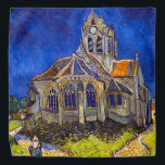 Bandana Vincent van Gogh - La Iglesia de Auvers<br><div class="desc">Iglesia de Auvers / l'Eglise à Auvers-sur-oise por Vincent Van Gogh en 1890</div>