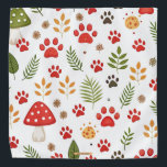 Bandana Zoom Zoom mascotas<br><div class="desc">¡Tu peludito estará listo para explorar el bosque con esta adorable bandana! Un diseño de setas rojas vibrantes sobre un fondo verde adornará su cuello, mientras que las huellas de perro juguetonas le darán un toque aventurero. Perfecta para: Paseos por el parque Excursiones por la naturaleza Días de aventura Características:...</div>