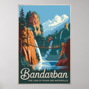 Bandarban Bangladesh Viaje Arte Vintage