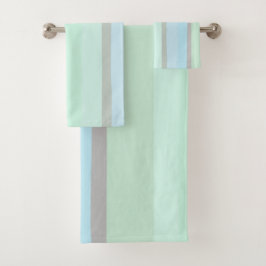 Bandas abstractas azules y verdes