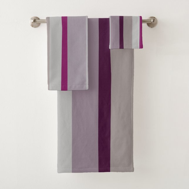 Bandas abstractas de Borgoña y Rosa (In situ)