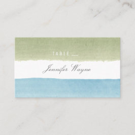 Bandas acuáticas tarjetas de alojamiento para boda