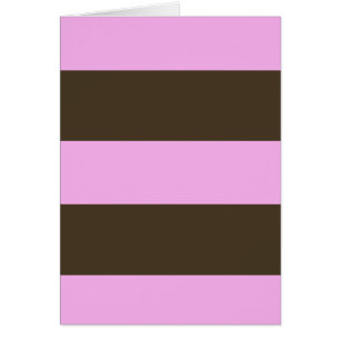 Bandas anchas rosadas y chocolate marrón de STaylo