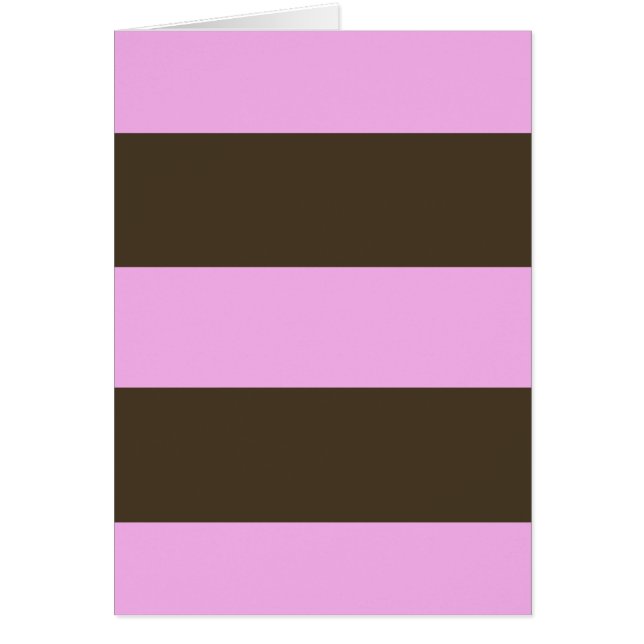 Bandas anchas rosadas y chocolate marrón de STaylo (Frente)