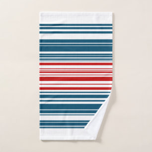 Bandas azules rojas