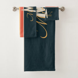 Bandas azules rosadas y de la Marina monocromática