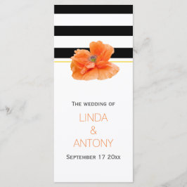 Bandas blancas negras, programa de bodas de adormi