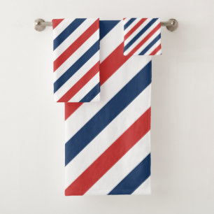 Bandas blancas y azules rojas patrióticas