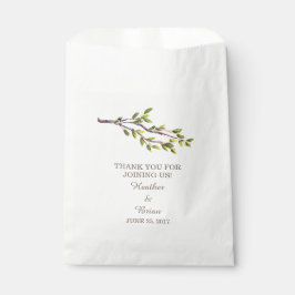 Bandas Cepilladas Bolsas de Favor de Boda