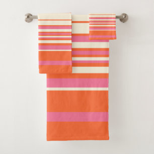 Bandas complejas: rosa, Naranja y crema