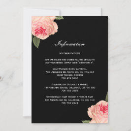 Bandas con tarjetas de detalle de coral peoniano