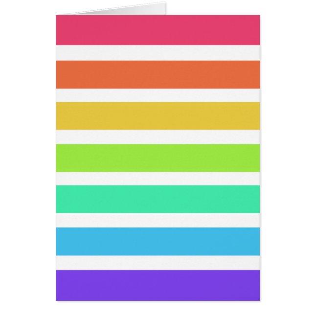 Bandas de arco iris luminosas (Frente)