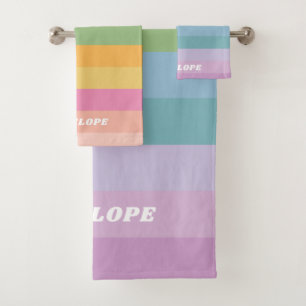 Bandas de arcoiris de Candy Pastel Cute Personaliz