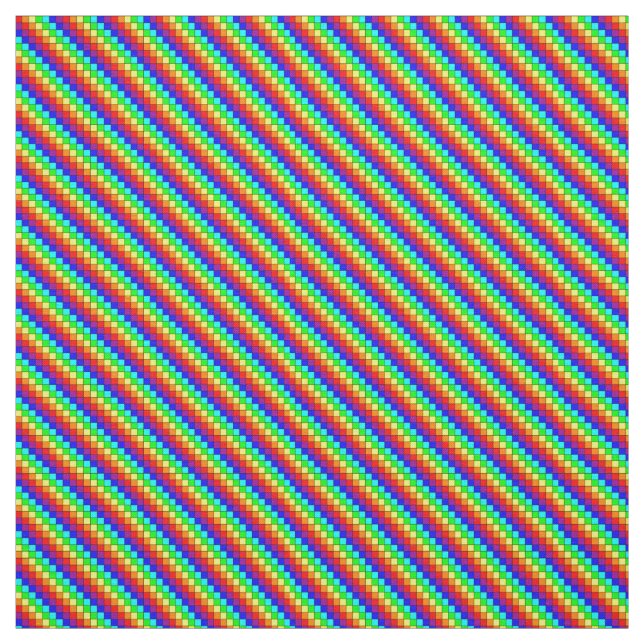 Bandas de arcoiris - Tela de algodón de composició (Retal)