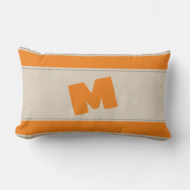 Bandas de aspecto lineal Añadir almohada monográfi (Anverso)