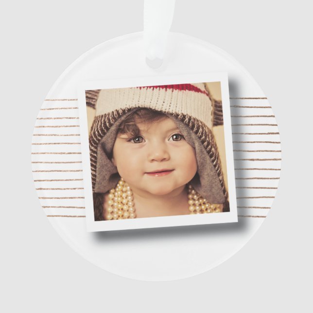 Bandas de bronce Navidades Fotograma Ornamento del (Anverso)