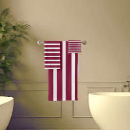 Bandas de cabaña en blanco y marrón