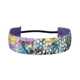 Bandas de cabeza abstractas de arte