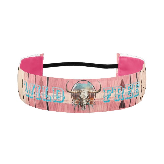 Bandas de cabeza no delgadas rosadas y salvajes de (Anverso)