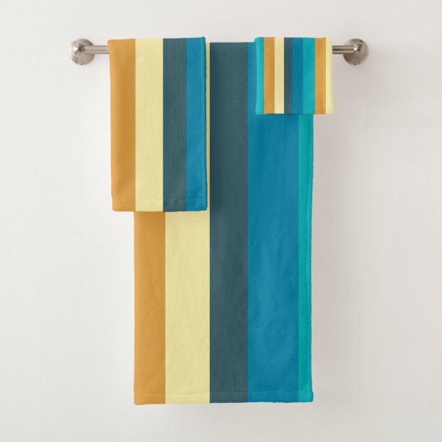 Bandas de oro azul y turquesa (In situ)