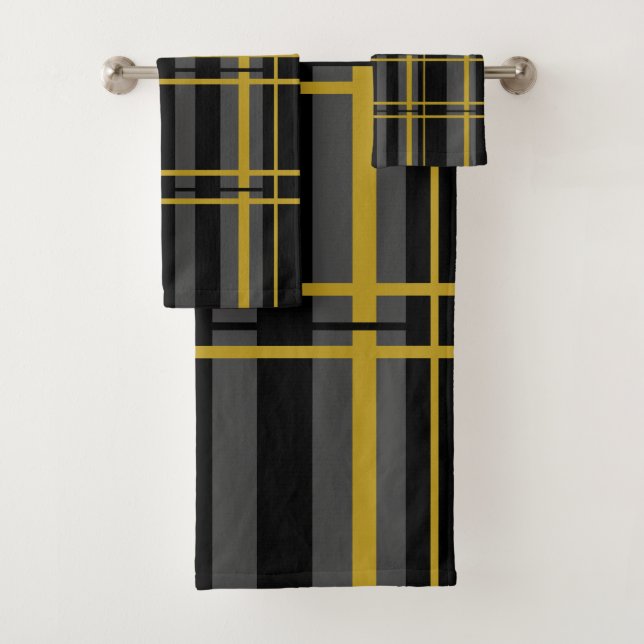 Bandas de oro gris negro (In situ)