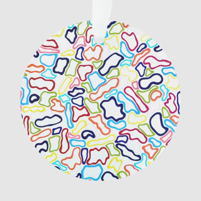 Bandas de pelo Ornamento acrílico (Anverso)