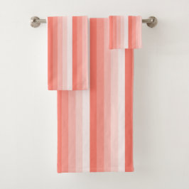 Bandas de sombra de melocotón coralino