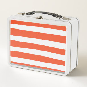 Bandas desiguales - Naranja y blanco