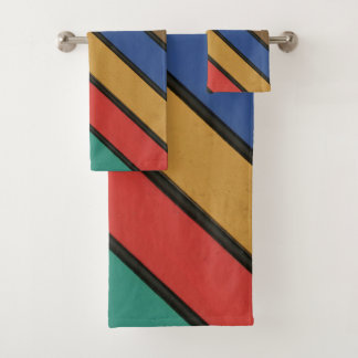 Bandas diagonales multicolor