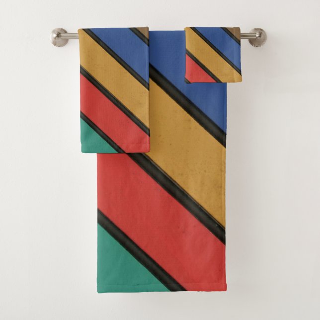 Bandas diagonales multicolor (In situ)