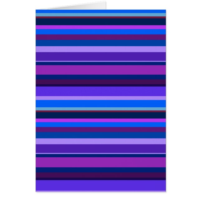 Bandas horizontales azules y violetas (Frente)