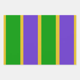 Bandas Mardi Gras Hojas De Papel De Envoltura