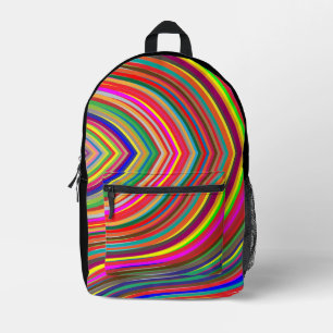 Bandas Multicolor modernas Mochila verde azul rojo