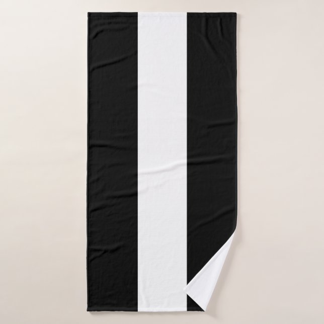 Bandas naumáticas negrita y negras (Toalla de baño)